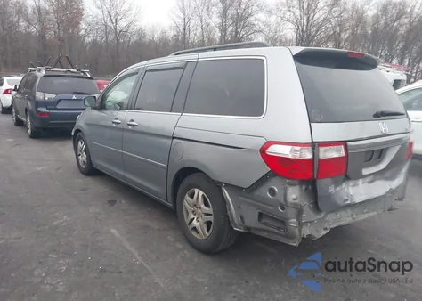 2007 Honda Odyssey Ex-L from USA, damaged, VIN 5FNRL38737B095764